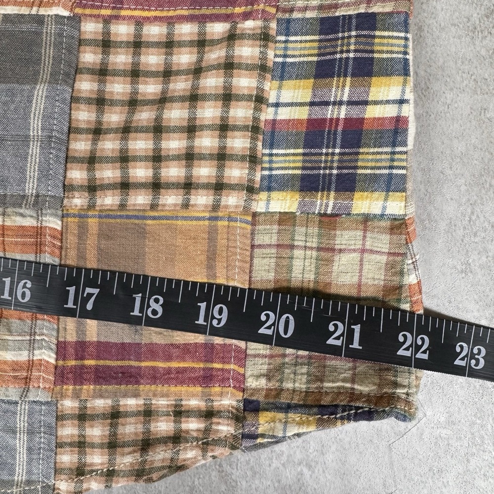 J. Crew Women's Patchwork Plaid Button Down Shirt… - image 8